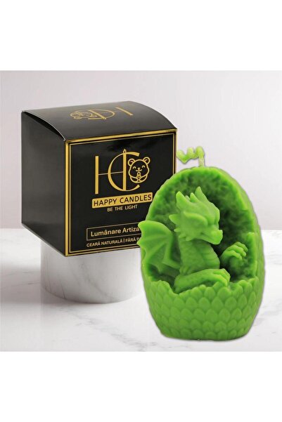 Happy Candles Lumanare din ceara de albine, Oul Dragonului, Halloween