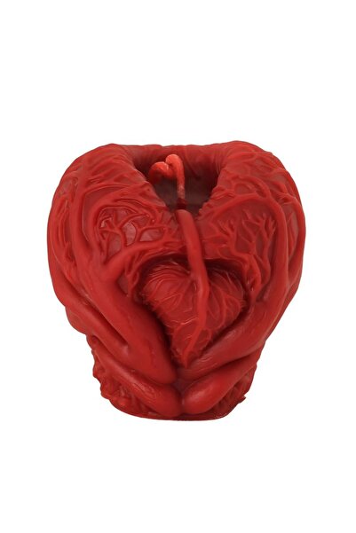 Happy Candles Beeswax Candle, Haunted Heart, Model 2, Halloween