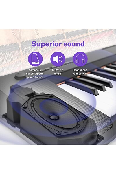 Yamaha NP-15 Piaggero - Lightweight portable digital keyboard, 61 keys, 15 voices