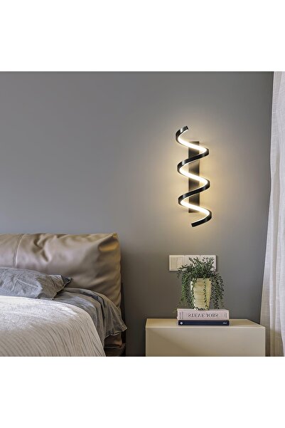 MİNEL DEKOR LED LIGHTING Sipral Wall Lamp Model 30 cm White