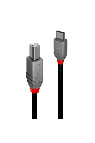 Other Kabel Lindy USB 2.0 Typ C do B, Anthra Line, 1M, 36941