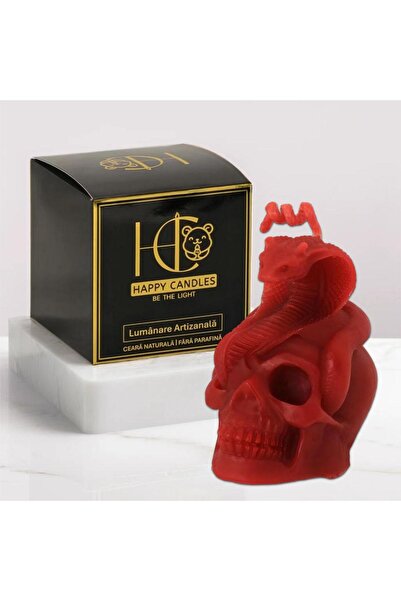 Happy Candles Beeswax Candle, Cobra's Kiss, Halloween