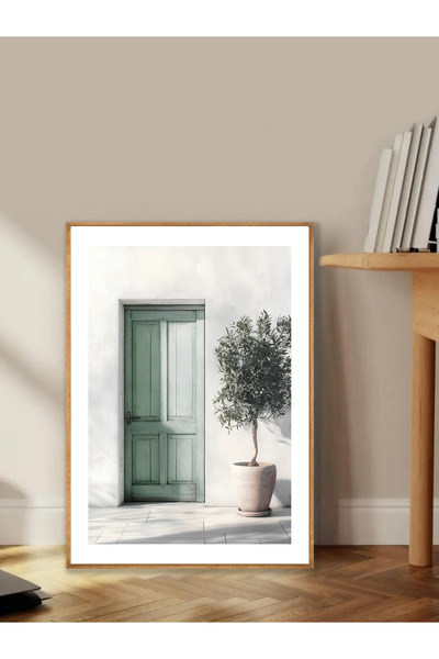 Tuba Decor Tablo dintr-o singură bucată cu rame din lemn pentru sufragerie, s...