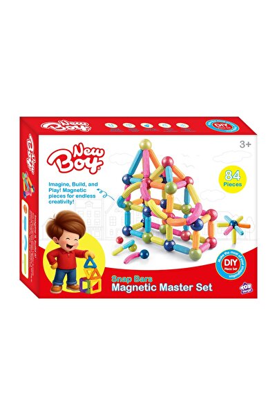 New Boy Snap Bars Magnetic Masters Set (84pcs)