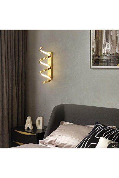MİNEL DEKOR LED LIGHTING Sipral Wall Lamp Model 30 cm White
