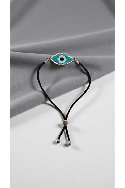 SEARD Miyuki Beads Handmade Silver Eye Adjustable Bracelet