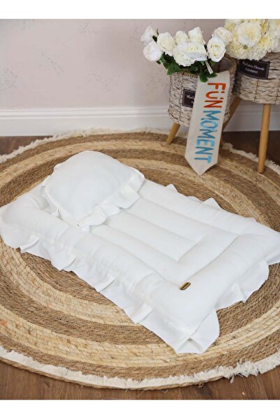 Fun Moment مرتبة أطفال مع وسادة ناعمة ولطيفة على البشرة مناسبة للأطفال حديثي الولادة 70×45 سم