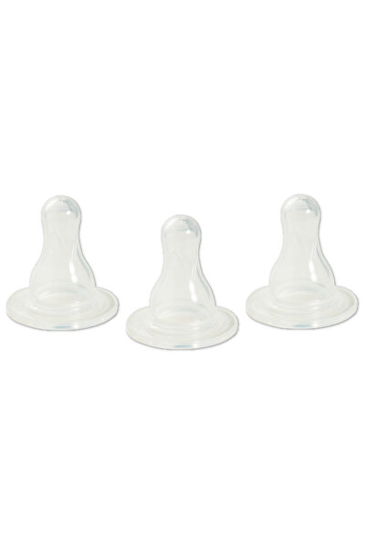 Primii Pasi Tetina silicon curgere lenta (0-3 Luni) -3buc/blister