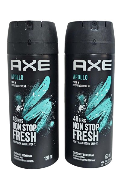Axe Apollo Refreshing Deodorant Spray - 2 Pack (48 Hours, Sage & Cedarwood)