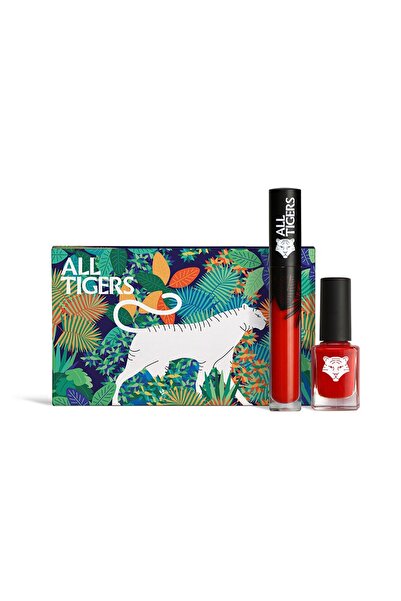All Tigers Set All Tigers: & Vegan, Liquid Lipstick, 888, Call Me Queen, 8 ml + & Vegan, Vegan