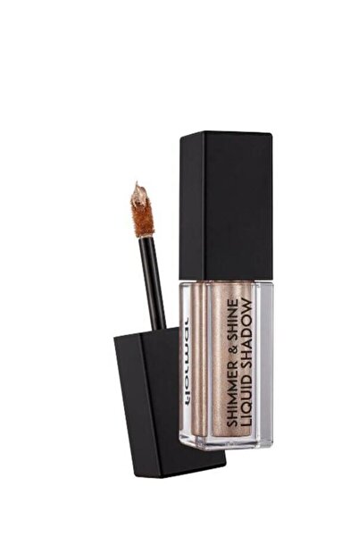 Flormar Shimmer & Shine Yoğun Işıltılı Likit Metalik Göz Farı (001 Cashmere Gold)