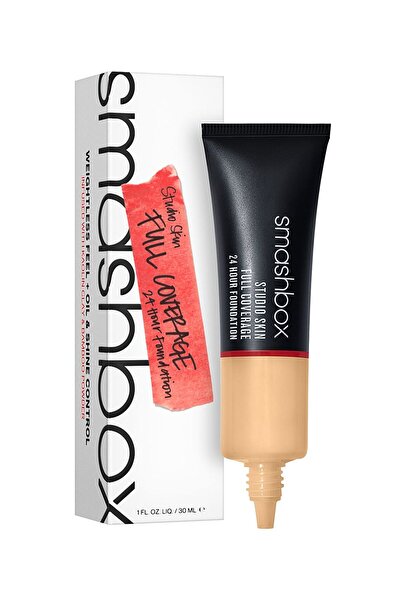 Smashbox , Studio Skin, High Cover, Liquid Foundation, 2.22, Light-Medium Neutral Olive, 30 ml