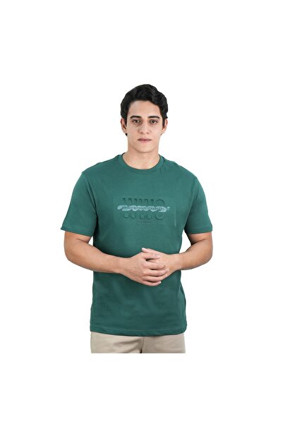 Giordano Men's Slim Fit Cotton Jersey Crew Neck Print Tee | WWS Graphic