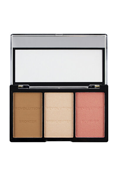 MAKEUP REVOLUTION , Ultra Sculpt & Contour, Contouring Palette, Ultra Fair, 3 Shades, C01, 11 g