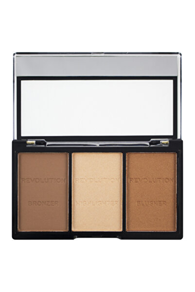 MAKEUP REVOLUTION , Ultra Sculpt & Contour, Παλέτα Contouring, C04 Ultra Ligh...