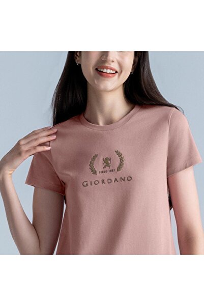 Giordano Women’s Cotton Jersey Crew Neck Print Tee