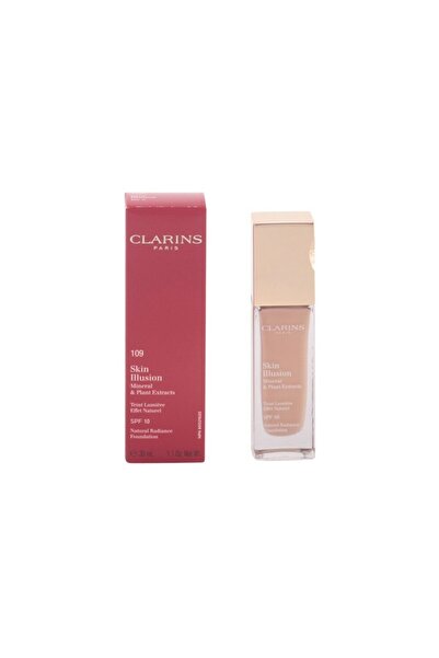 Clarins , Skin Illusion, Colour Correcting, Liquid Foundation, 109, Wheat, SPF 15, 15 ml