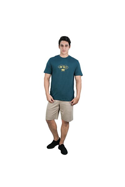 Giordano Men's Slim Fit Cotton Jersey Crew Neck Print Tee | WWS Graphic