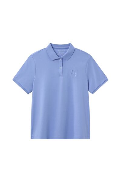 Giordano Women Cotton Interlock Liquid Touch Polo