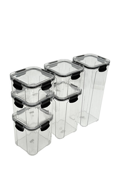 B&D AIR TIGHT FOOD CONTAINER SET 6 PIECE
