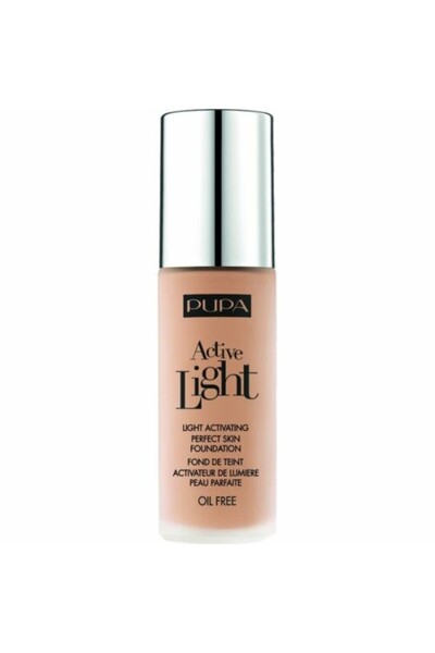 Pupa , Active-Light, Oil Free, Illuminating, Liquid Foundation, 030, 30 ml