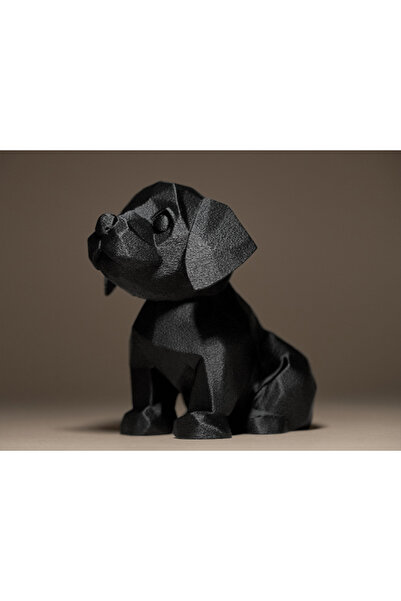 Atölye Matris Sevimli Yavru Köpek Heykel Biblo Dekoratif Obje 12 CM 3D BASKI ...