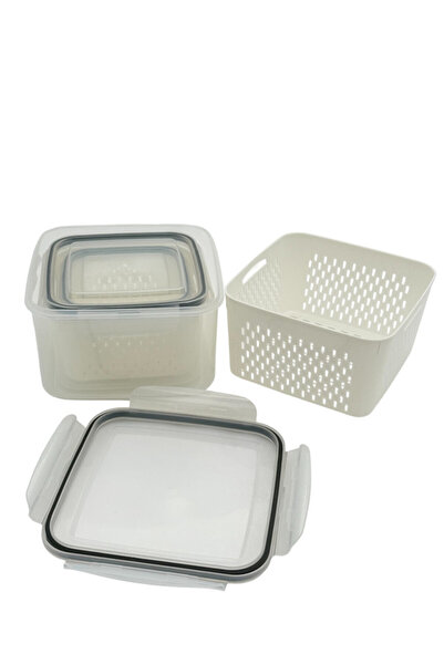 B&D SQUARE FOOD CONTAINER SET3PCS
