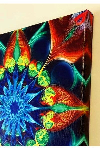 GGMag Tablouri Painting Flowers abstract decoration yellow gold