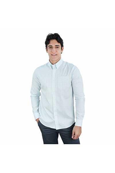 Giordano Men's Wrinkle-Free Long Sleeve Cotton Oxford Shirt