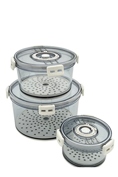 B&D ROUND FRIDGE CONTAINER SET