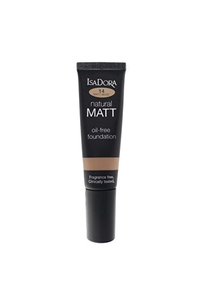 Isadora , Matt, Oil Free, Matte, Liquid Foundation, 14, Beige, 50 ml