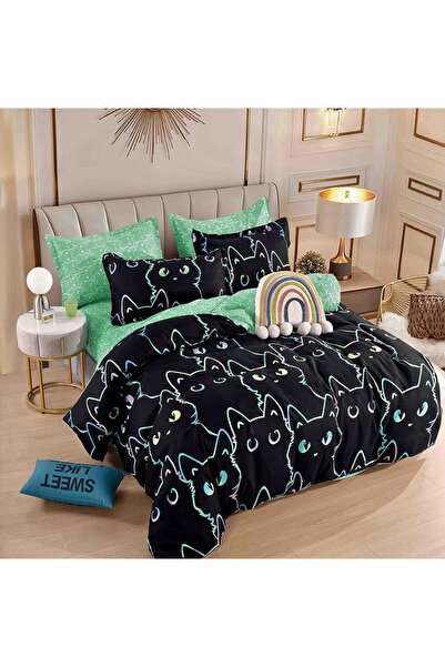 OEM Double Bed Linen, Fitted Sheet, Finet Fabric, 6 Pieces