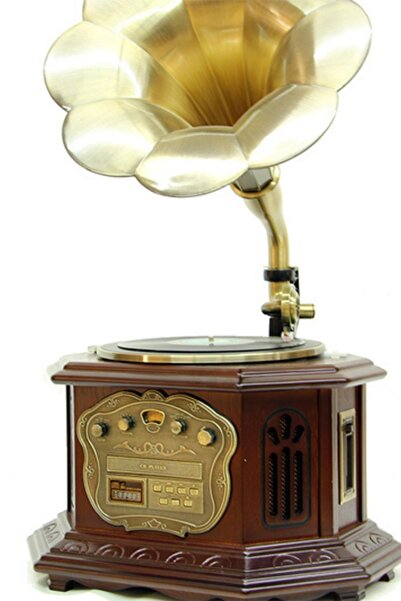 Dünyadan Hediyeler Gramofon Elektronik Plak Çalar Cd Player Radyo Kasetçalar Usb C0099