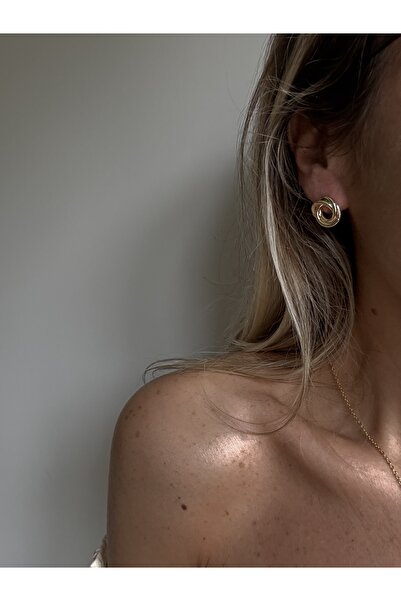 Rossetto Atelier Gold Düğüm Küpe