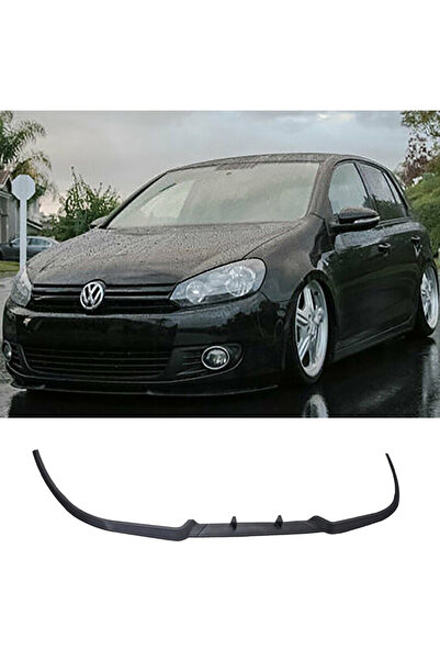 Genel Markalar Vw Golf Mk6 Ön Lip Cupra R Lip Mat Siyah Ön Tampon Lip Uyumlu