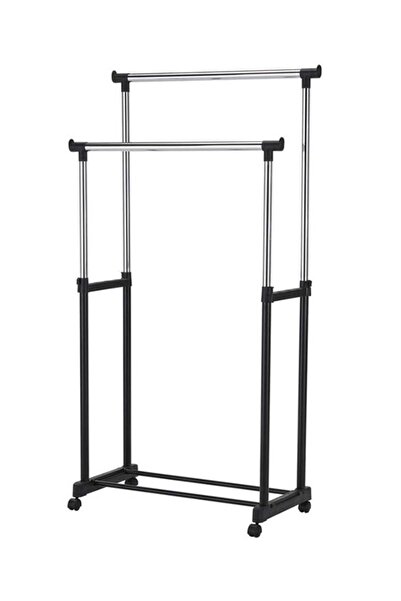 co arma Clothes Organizer Black/Silver 90cm