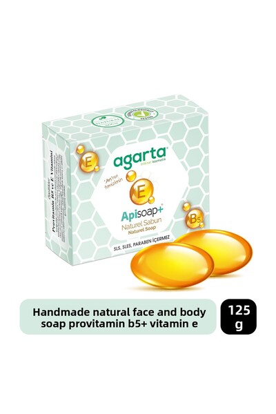 Agarta صابون أبيسوب بلس الطبيعي المصنوع يدويًا للوجه والجسم مع فيتامين ب5 وفي...