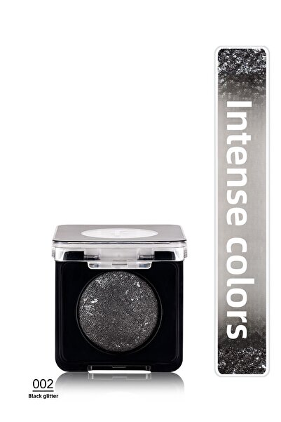 Flormar Baked Eyeshadow 002 Black Glitters