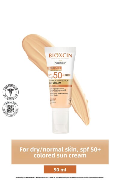 Bioxcin Sun Care Sunscreen for Dry Skin Spf 50 50 ml - Colorful