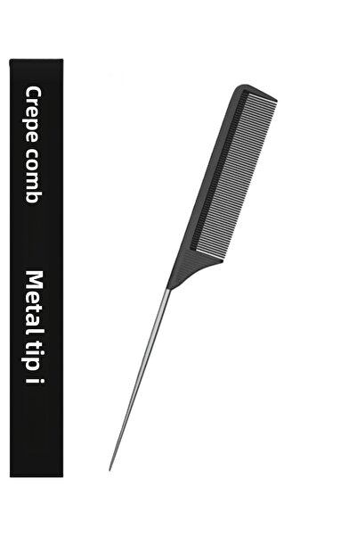 Nofella Steel Handle Crepe Comb