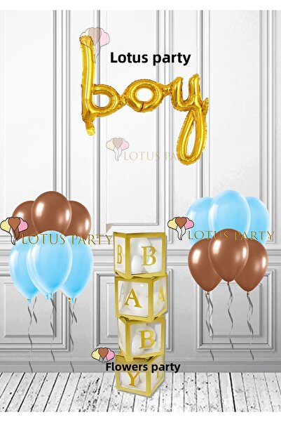 LOTUS PARTY ديكور غرفة المستشفى باللونين الذهبي والبني - ديكور غرفة حديثي الو...