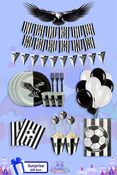 LASAGNA STORE Set pentru 16 persoane - alb-negru, cu cutie cadou surpriză, ac...