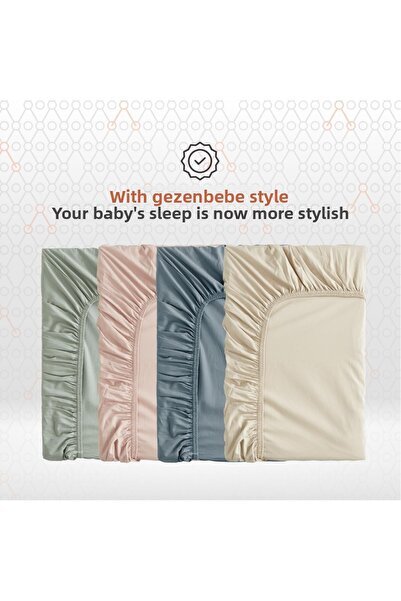 Gezenbebe Hero Elastic Baby & Kids Bed Sheet (70X140) Teddy