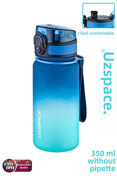 Uzspace 350 ml Double Color Softtouch Tritan Children's Water Bottle Without Straw -Ffcol350Mluzs