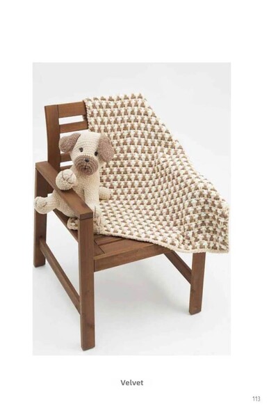 Alize Συσκευασία 5 τεμαχίων Velluto Velvet Hand Knitting - 329 Tobacco (5x100gr)