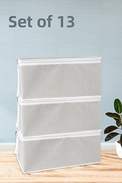 ALAS 3 قطع من الخطوط الرمادية الكبيرة تحت القاعدة ونوع سرير الأريكة الخردة 65 × 45 × 22 سم