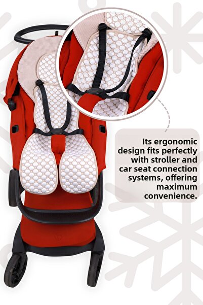 Next Baby Little Dedi Iceberg Innovative Breathable Baby Kids Car Seat Cushio...