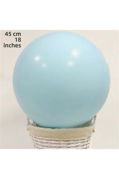 Adana Pasta Malzemeleri 18 Inch Macaron Blue Jumbo Balloon