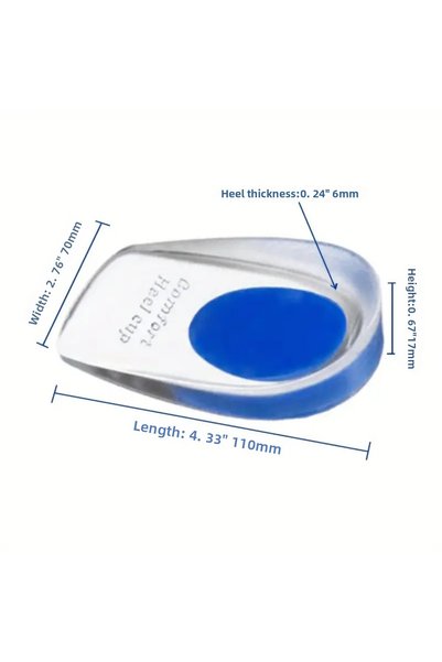 RED KİTCHEN Hidden Gel Cushion with Silicone Heels - Orthopedic and Heel Spur Insoles