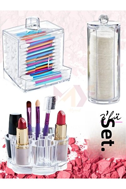 Myend Set de organizatoare din 3 piese, set de organizatoare pentru machiaj, ...